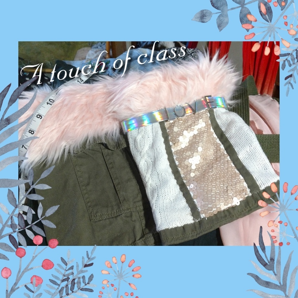 Olive/khaki and blush Boot covers Hug your U